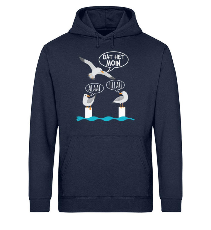 Alaaf Helau dat het Moin · Unisex Bio Hoodie-Unisex Bio Hoodie-French Navy-XS-Mooinzen