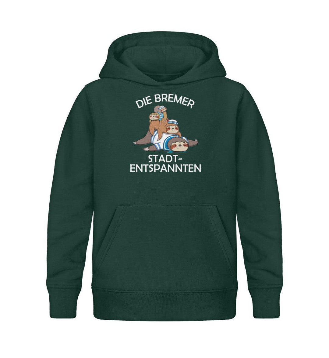 Bremer Stadtentspannten · Kinder Premium Bio Hoodie-Kinder Premium Bio Hoodie-Glazed Green-12/14 (152/164)-Mooinzen