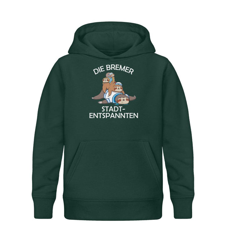 Bremer Stadtentspannten · Kinder Premium Bio Hoodie-Kinder Premium Bio Hoodie-Glazed Green-12/14 (152/164)-Mooinzen