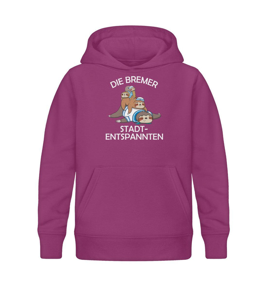 Bremer Stadtentspannten · Kinder Premium Bio Hoodie-Kinder Premium Bio Hoodie-Orchid Flower-12/14 (152/164)-Mooinzen