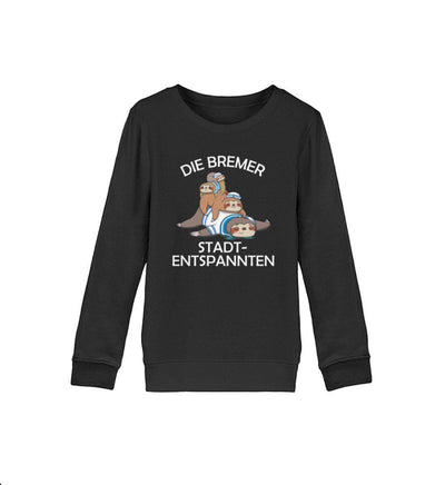 Bremer Stadtentspannten · Kinder Premium Bio Sweatshirt-Kinder Premium Bio Sweatshirt-Black-12/14 (152/164)-Mooinzen