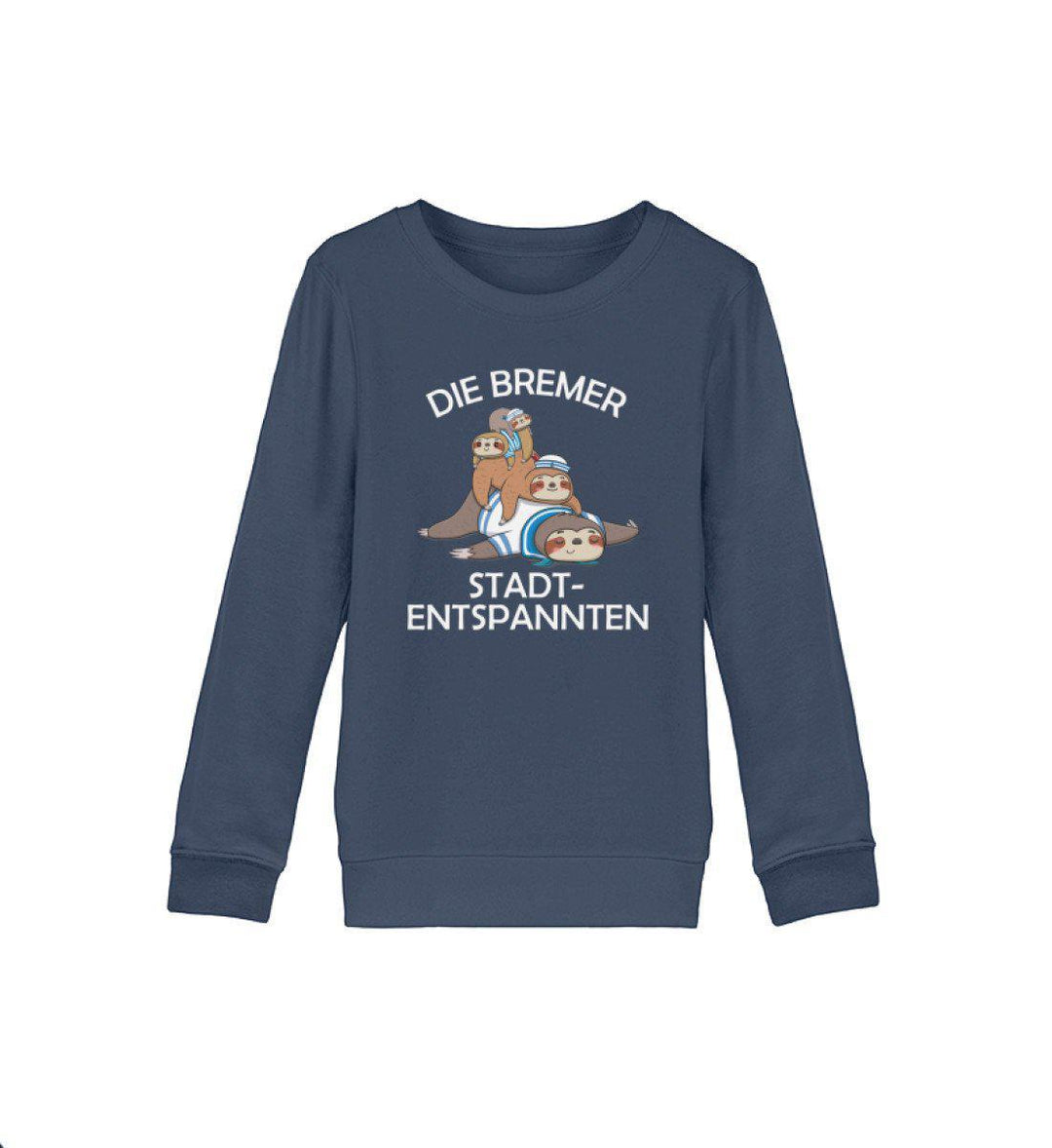 Bremer Stadtentspannten · Kinder Premium Bio Sweatshirt-Kinder Premium Bio Sweatshirt-French Navy-9/11 (134/146)-Mooinzen