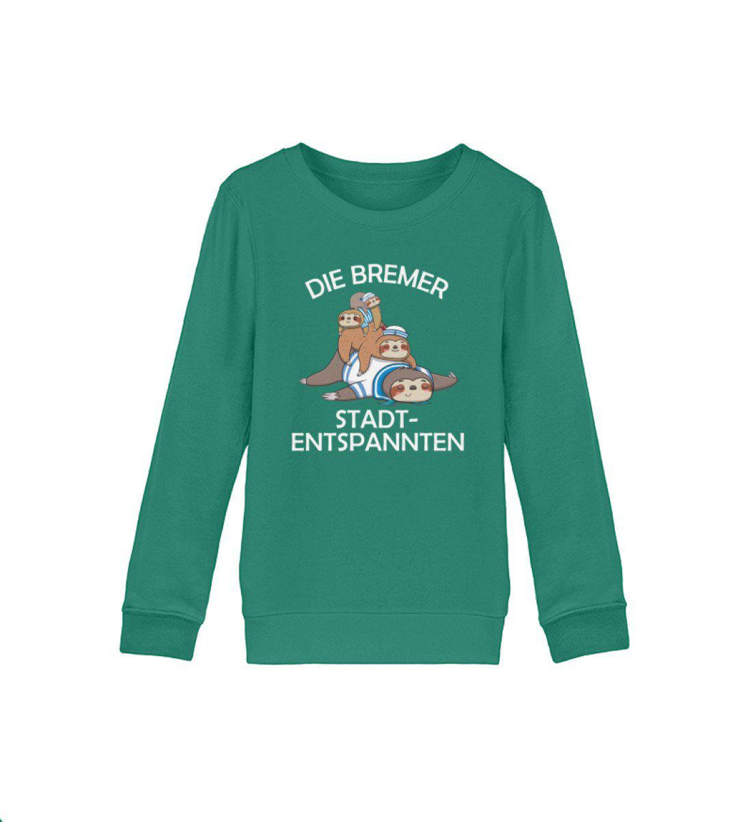 Bremer Stadtentspannten · Kinder Premium Bio Sweatshirt-Kinder Premium Bio Sweatshirt-Varsity Green-12/14 (152/164)-Mooinzen