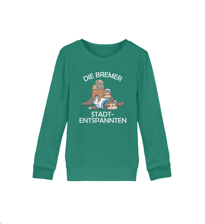 Bremer Stadtentspannten · Kinder Premium Bio Sweatshirt-Kinder Premium Bio Sweatshirt-Varsity Green-12/14 (152/164)-Mooinzen