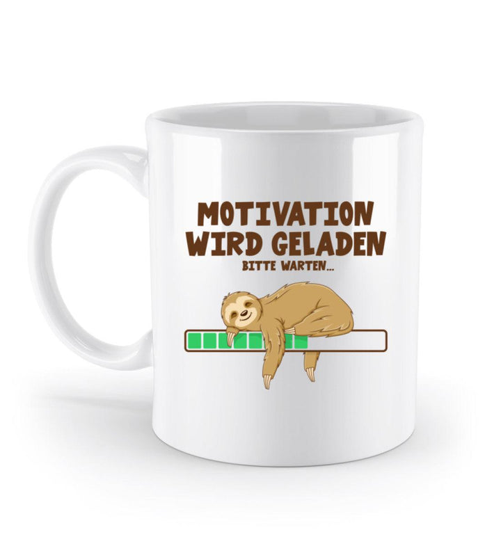 Faultier Motivation · Keramik Tasse weiß-Keramik Tasse weiß-White-Einheitsgröße-Mooinzen