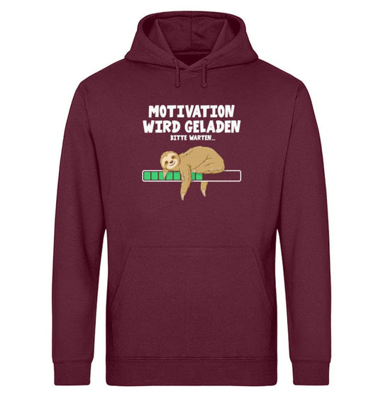 Faultier Motivation · Unisex Bio Hoodie