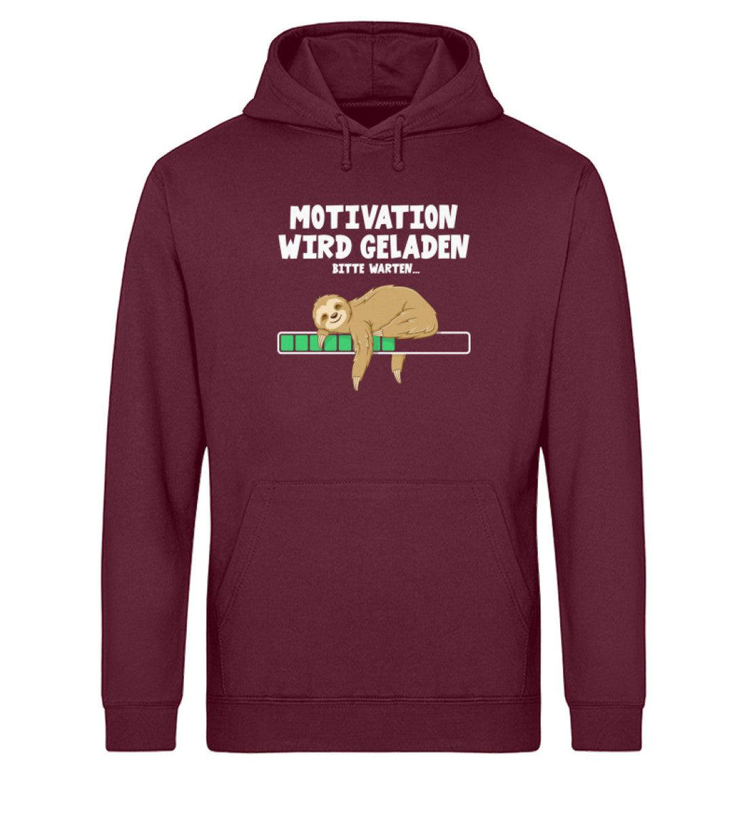Faultier Motivation · Unisex Bio Hoodie-Unisex Bio Hoodie-Mooinzen
