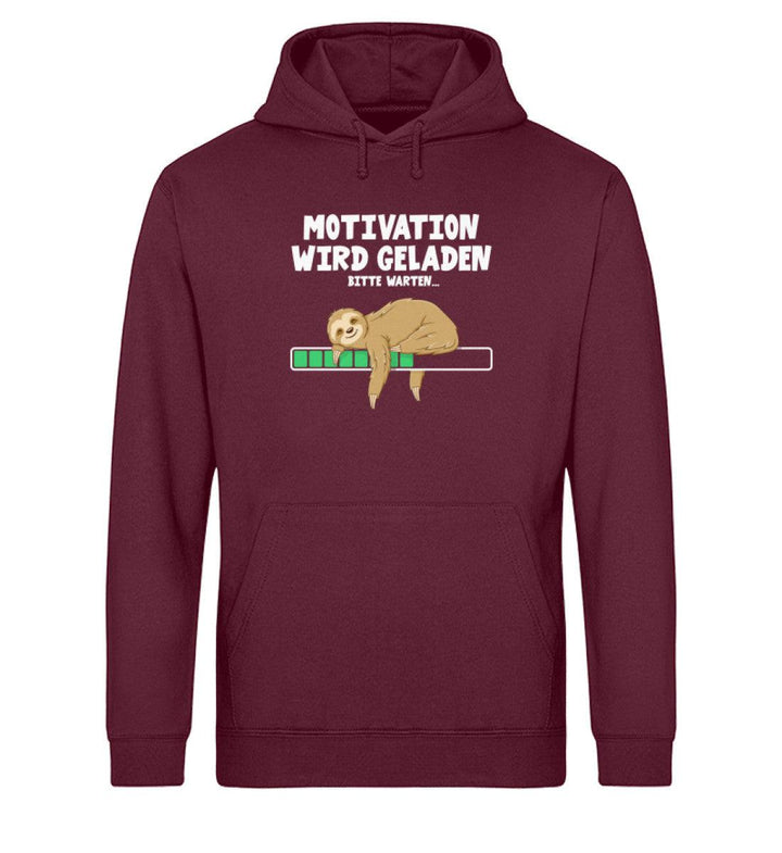 Faultier Motivation · Unisex Bio Hoodie-Unisex Bio Hoodie-Mooinzen