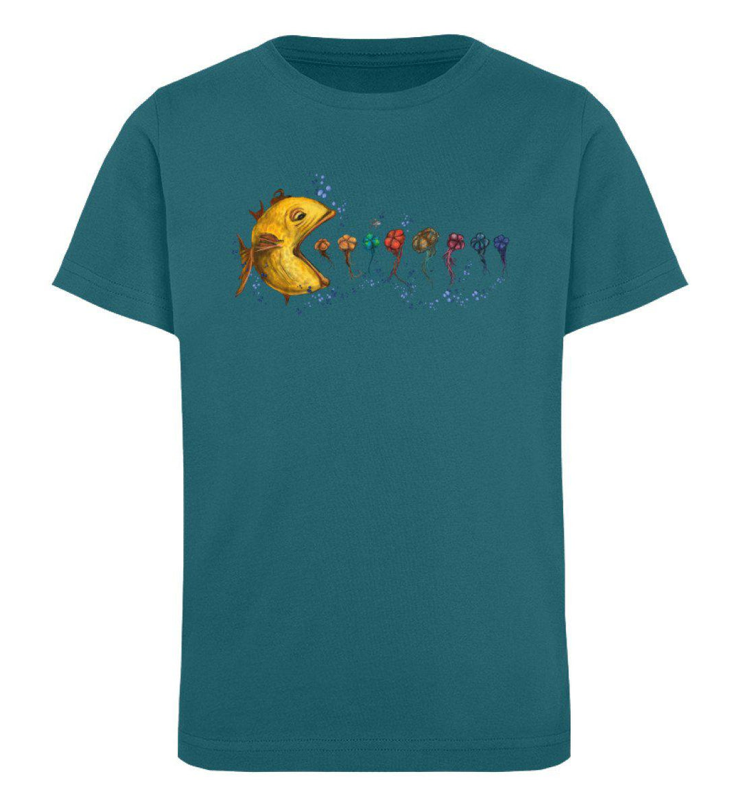 Fisch Quallen · Kinder Premium Bio T-Shirt-Kinder Premium Bio T-Shirt-Ocean Depth-12/14 (152/164)-Mooinzen