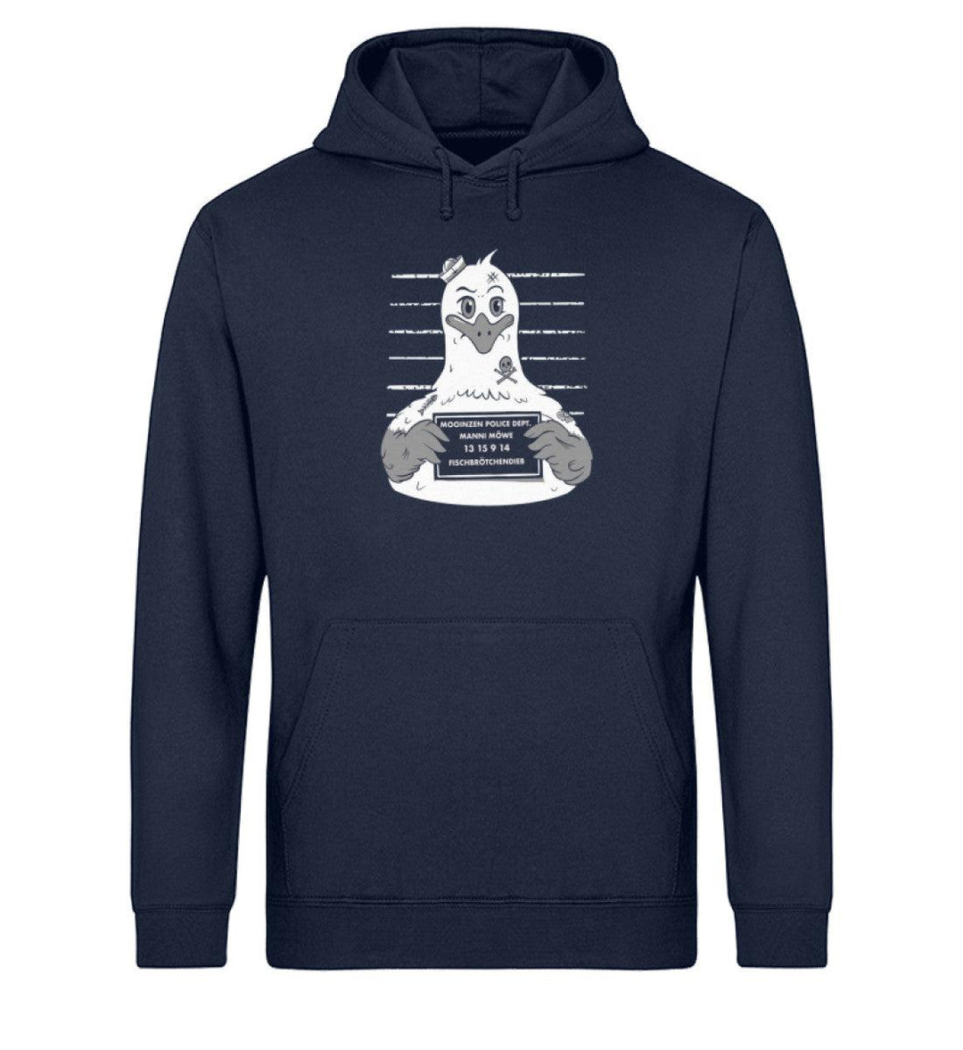 Fischbrötchendieb · Unisex Bio Hoodie-Unisex Bio Hoodie-French Navy-XS-Mooinzen