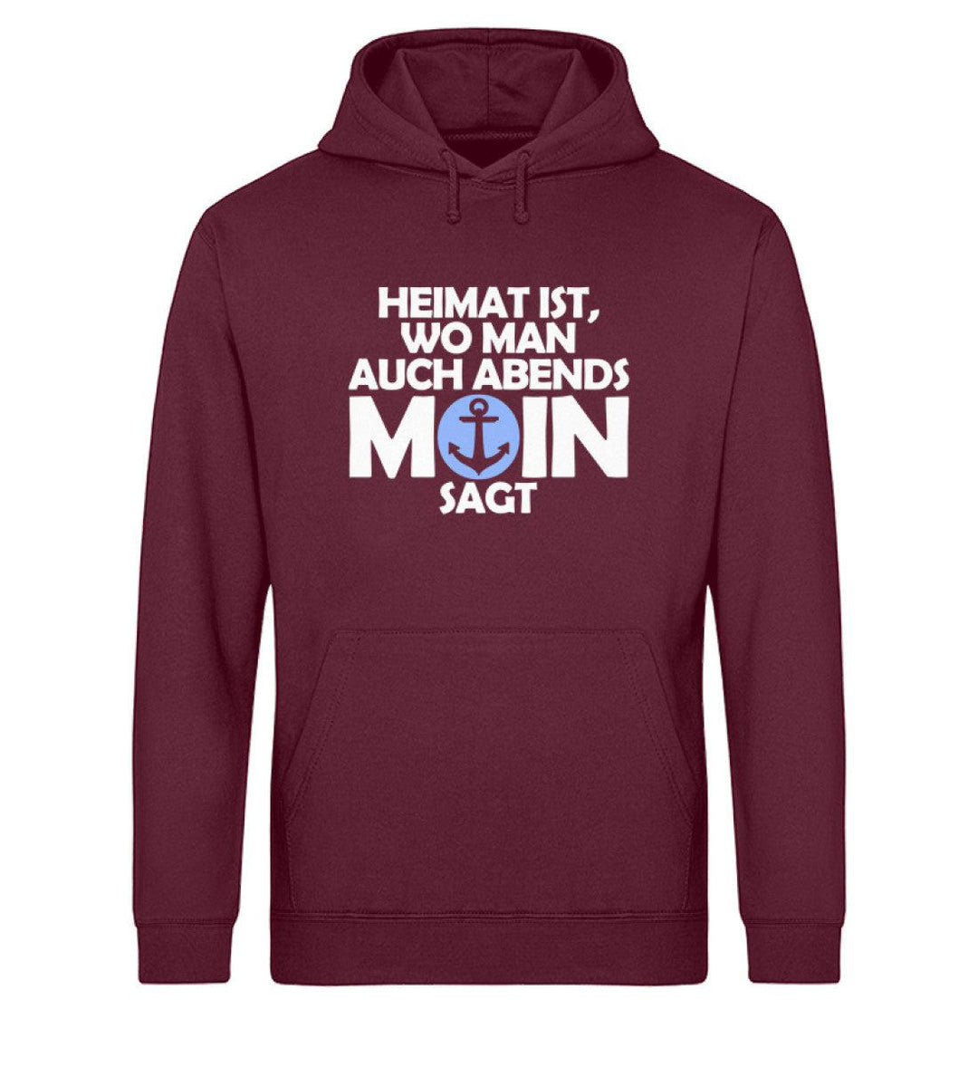 Heimat Moin · Unisex Bio Hoodie-Unisex Bio Hoodie-Burgundy-XS-Mooinzen