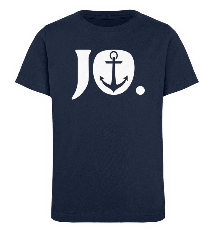 Jo · Kinder Premium Bio T-Shirt-Kinder Premium Bio T-Shirt-French Navy-12/14 (152/164)-Mooinzen
