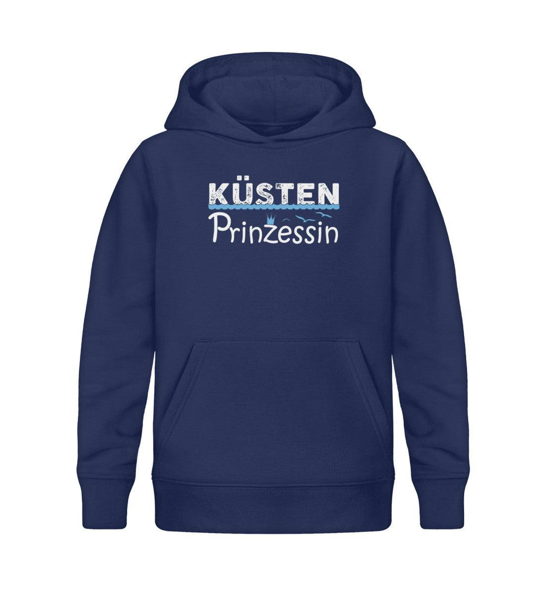 Küsten Prinzessin · Kinder Premium Bio Hoodie-Kinder Premium Bio Hoodie-French Navy-12/14 (152/164)-Mooinzen