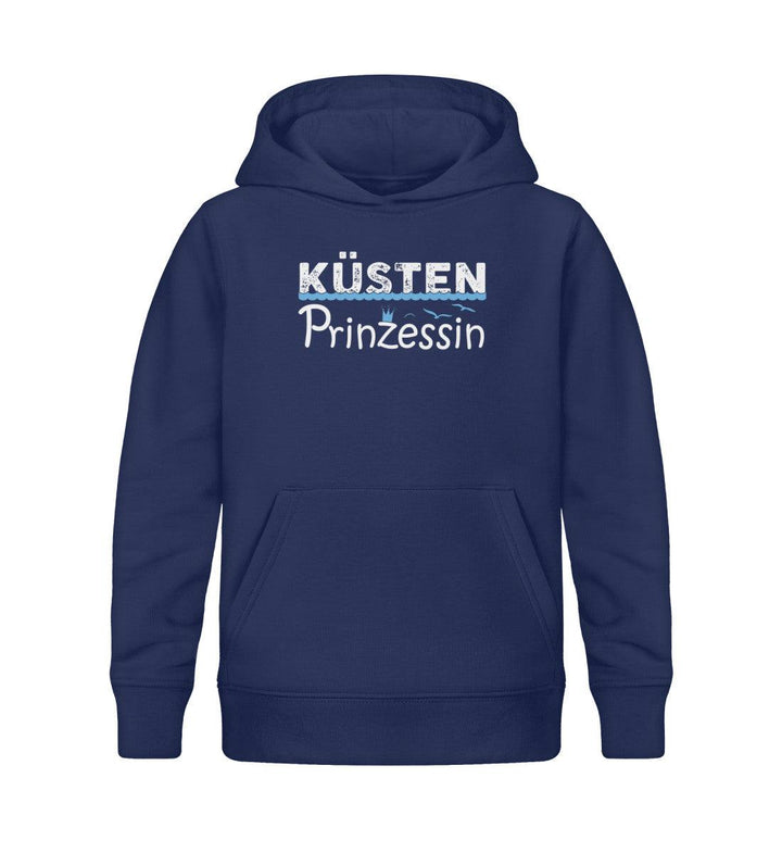 Küsten Prinzessin · Kinder Premium Bio Hoodie-Kinder Premium Bio Hoodie-French Navy-12/14 (152/164)-Mooinzen