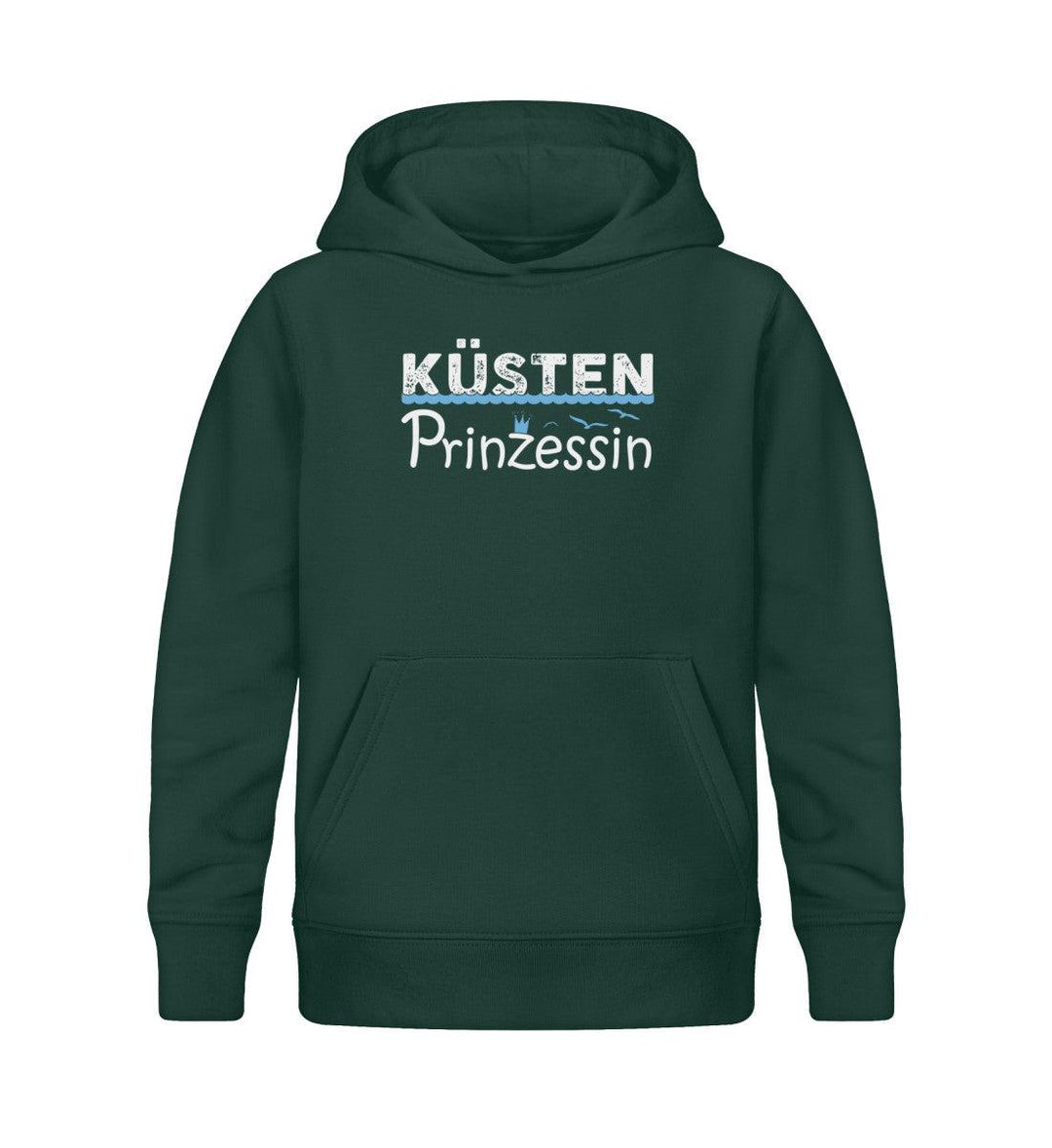 Küsten Prinzessin · Kinder Premium Bio Hoodie-Kinder Premium Bio Hoodie-Glazed Green-12/14 (152/164)-Mooinzen
