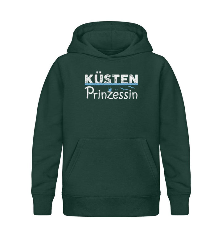 Küsten Prinzessin · Kinder Premium Bio Hoodie-Kinder Premium Bio Hoodie-Glazed Green-12/14 (152/164)-Mooinzen
