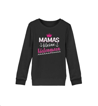 Mamas kleine Küstenqueen · Kinder Premium Bio Sweatshirt-Kinder Premium Bio Sweatshirt-Black-12/14 (152/164)-Mooinzen