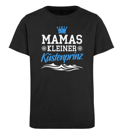 Mamas kleiner Küstenprinz · Kinder Premium Bio T-Shirt-Kinder Premium Bio T-Shirt-Black-12/14 (152/164)-Mooinzen