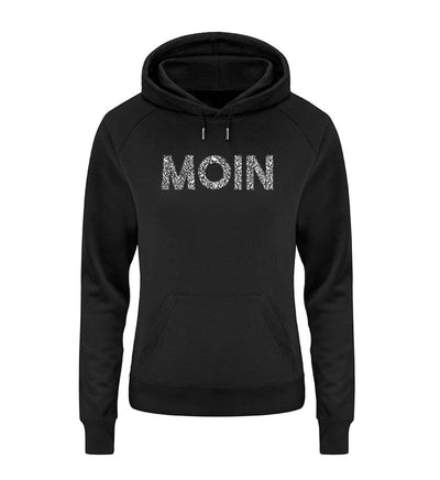 Moin Möwen · Damen Premium Bio Hoodie-Damen Premium Bio Hoodie-Black-S-Mooinzen