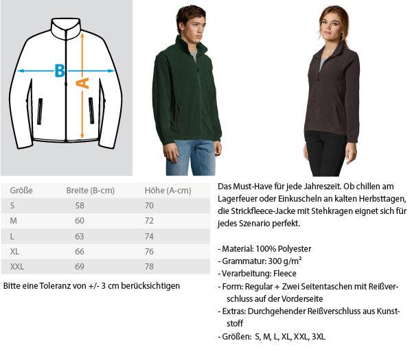 Moin ihr Spacken · Fleece Jacke mit Stick-Fleece Jacke mit Stick-Mooinzen