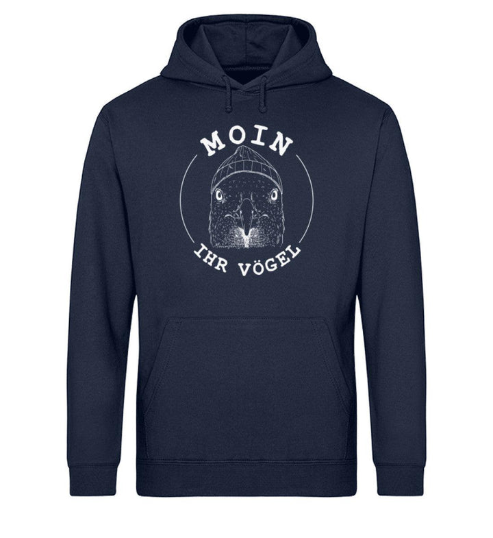Moin ihr Vögel · Unisex Bio Hoodie-Unisex Bio Hoodie-French Navy-XS-Mooinzen