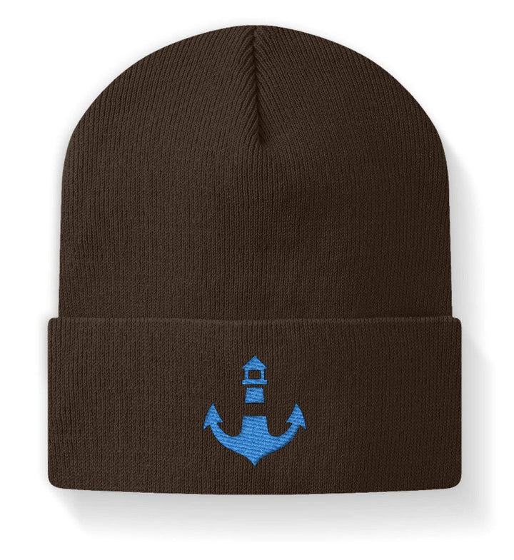 Mooinzen Blau · Beanie mit Stick-Beanie mit Stick-Chocolate-M-Mooinzen