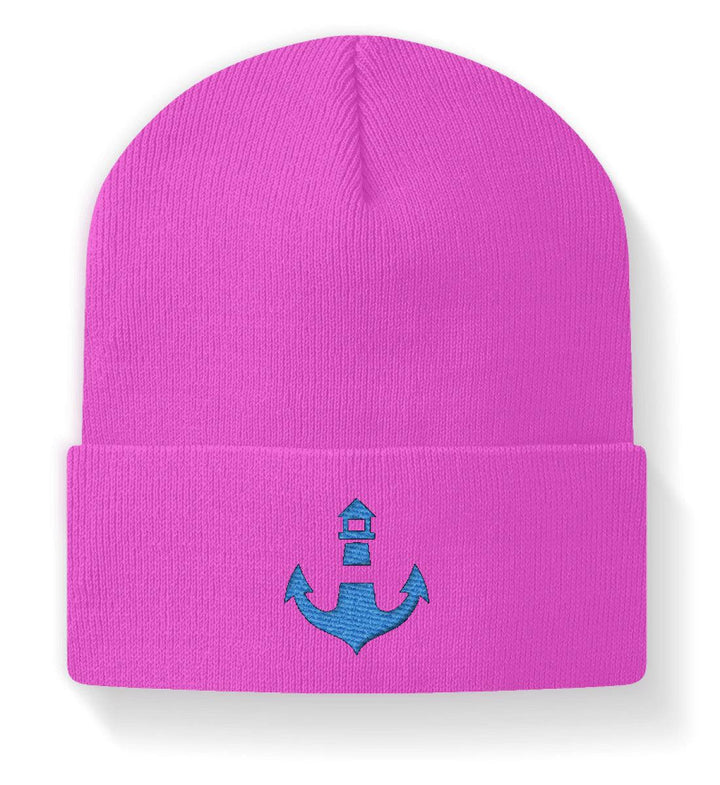 Mooinzen Blau · Beanie mit Stick-Beanie mit Stick-Fuchsia-M-Mooinzen