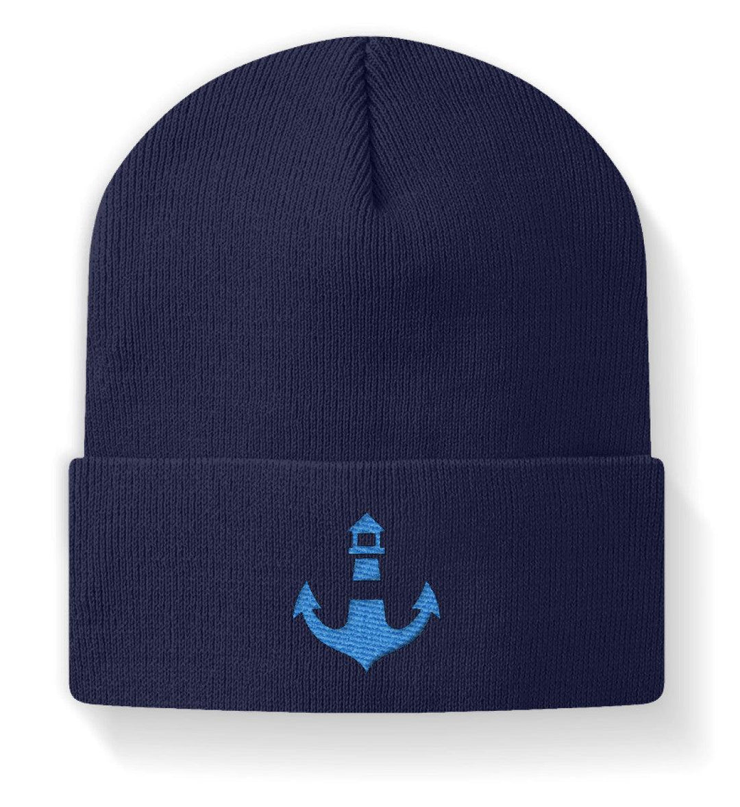 Mooinzen Blau · Beanie mit Stick-Beanie mit Stick-Navy-M-Mooinzen