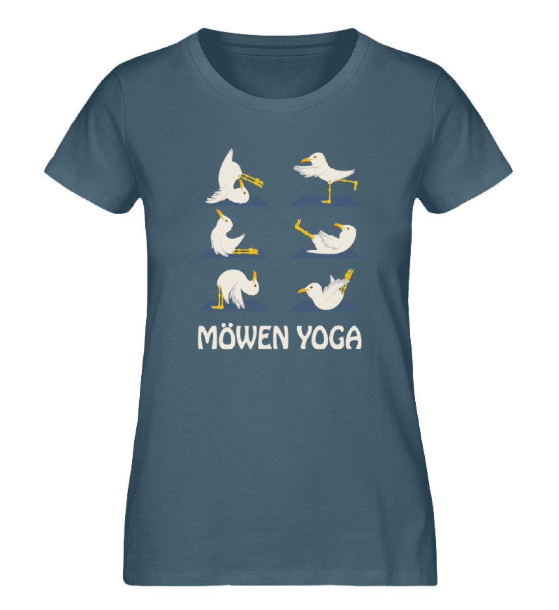 Möwen Yoga 2 · Damen Premium Bio T-Shirt