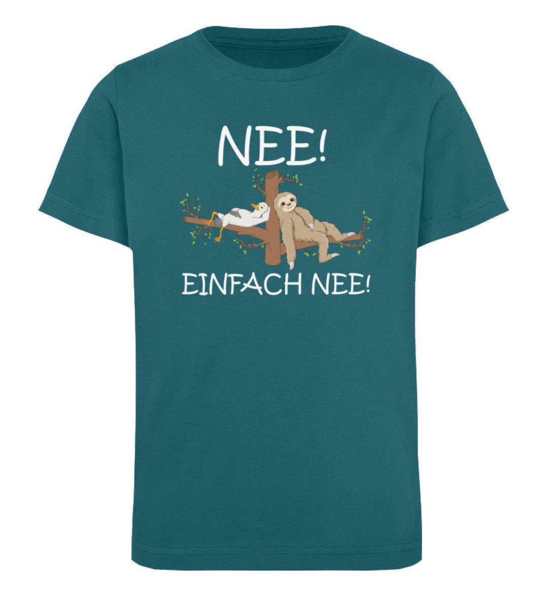 Nee! einfach nee! · Kinder Premium Bio T-Shirt-Kinder Premium Bio T-Shirt-Ocean Depth-12/14 (152/164)-Mooinzen