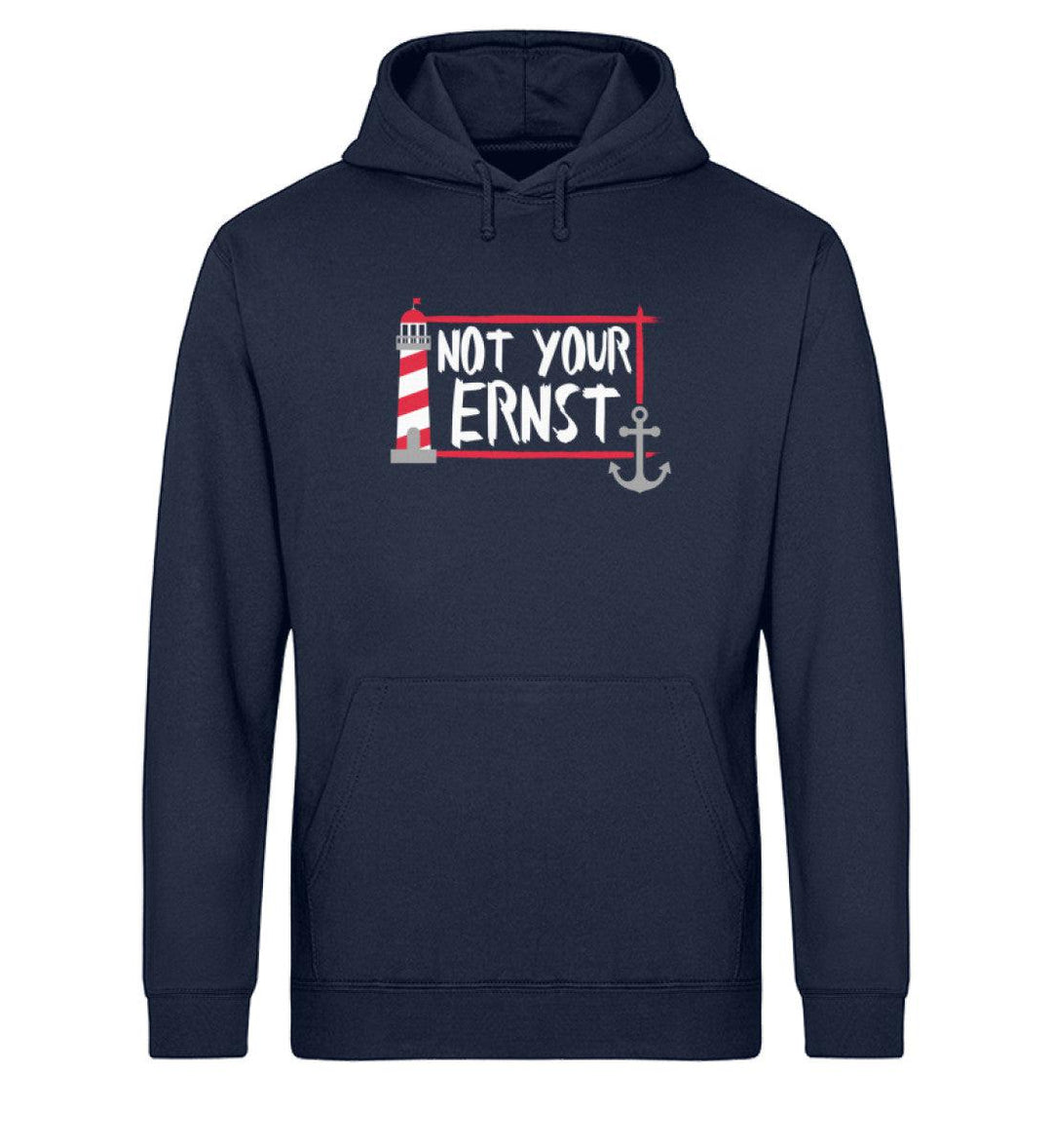 Not your ernst · Unisex Bio Hoodie-Unisex Bio Hoodie-French Navy-XS-Mooinzen