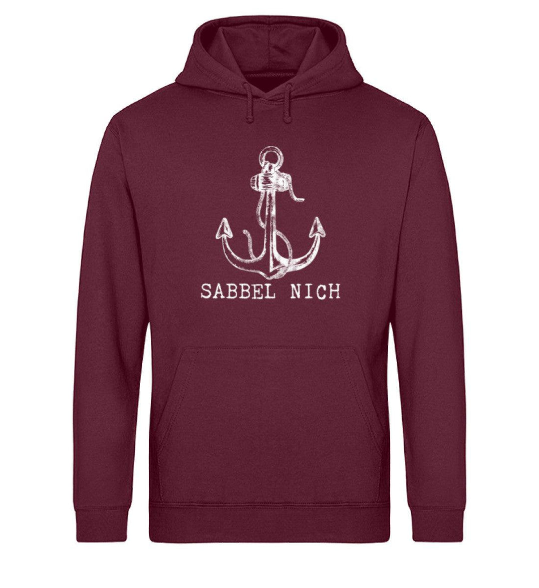 Sabbel nich · Unisex Bio Hoodie-Unisex Bio Hoodie-Burgundy-XS-Mooinzen
