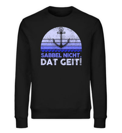 Sabbel nicht Retro · Unisex Premium Bio Sweatshirt-Unisex Premium Bio Sweatshirt-Black-S-Mooinzen