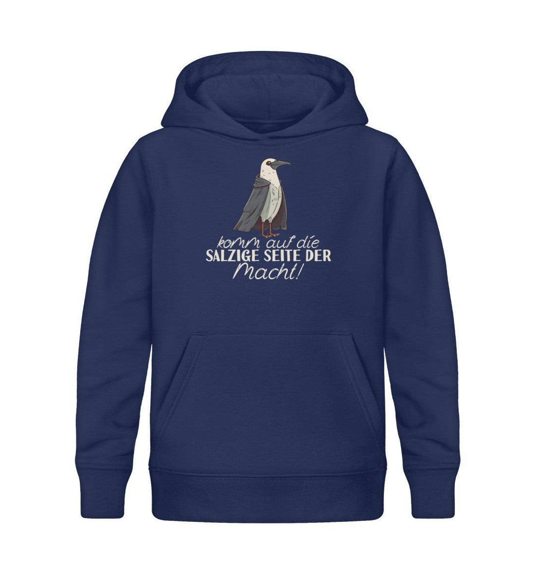 Salzige Seite der Macht · Kinder Premium Bio Hoodie-Kinder Premium Bio Hoodie-French Navy-12/14 (152/164)-Mooinzen