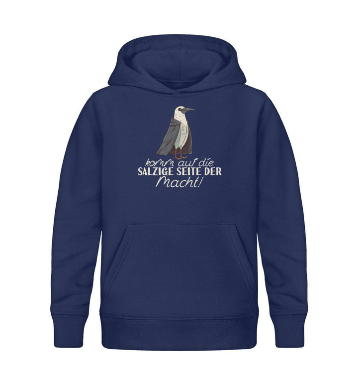 Salzige Seite der Macht · Kinder Premium Bio Hoodie-Kinder Premium Bio Hoodie-French Navy-12/14 (152/164)-Mooinzen