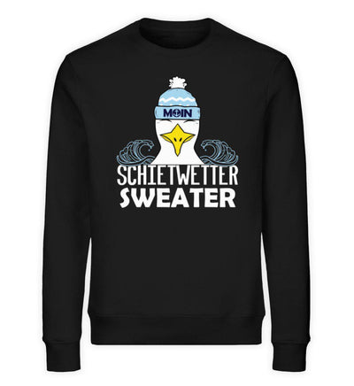 Schietwetter Sweater · Unisex Premium Bio Sweatshirt-Unisex Premium Bio Sweatshirt-Black-S-Mooinzen