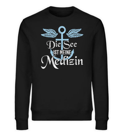 See Medizin · Unisex Premium Bio Sweatshirt-Unisex Premium Bio Sweatshirt-Black-S-Mooinzen