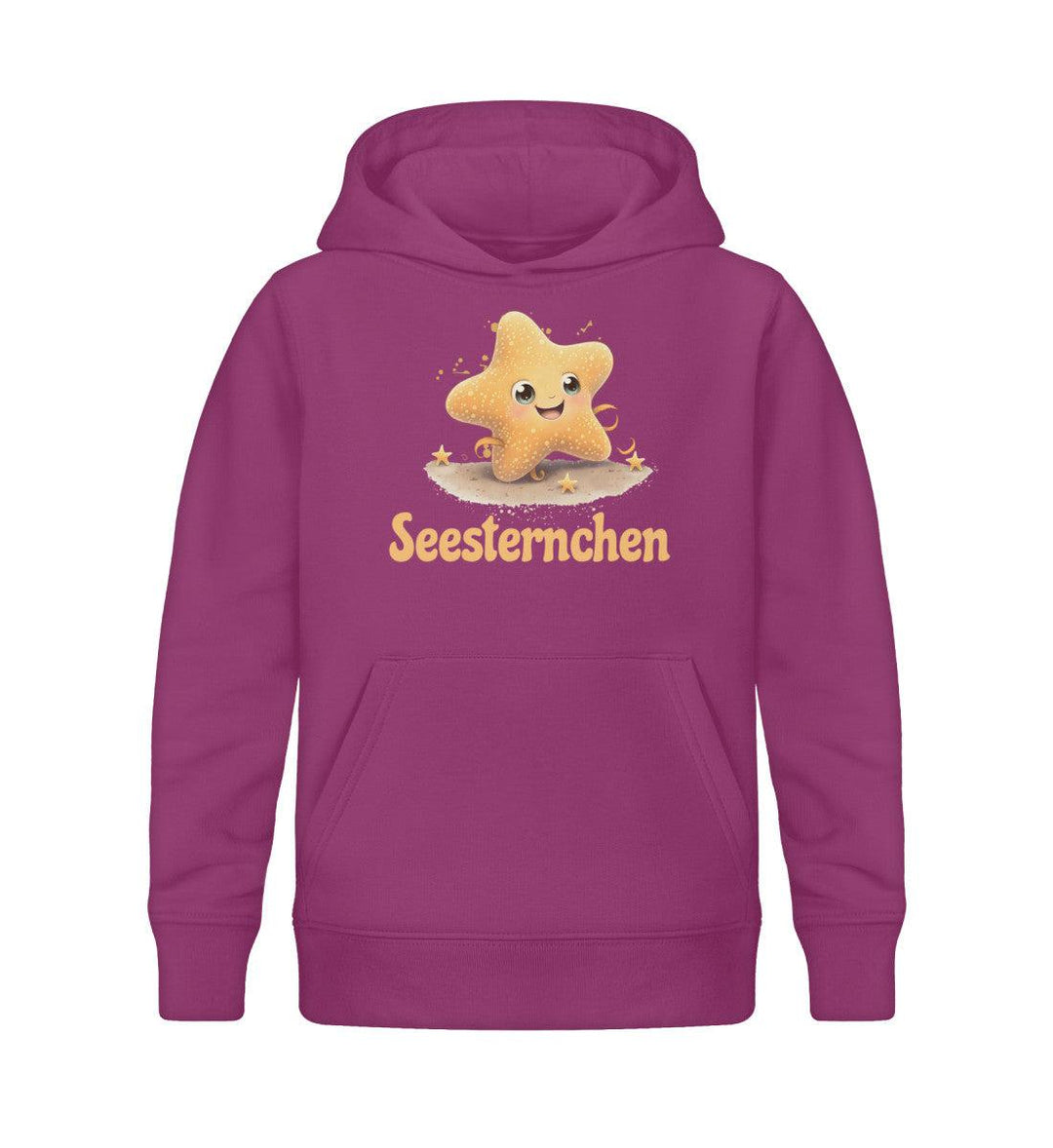 Seesternchen · Kinder Premium Bio Hoodie-Kinder Premium Bio Hoodie-Orchid Flower-12/14 (152/164)-Mooinzen