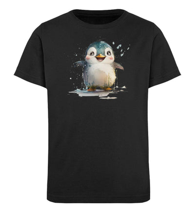Süßer Pinguin · Kinder Premium Bio T-Shirt-Kinder Premium Bio T-Shirt-Black-12/14 (152/164)-Mooinzen
