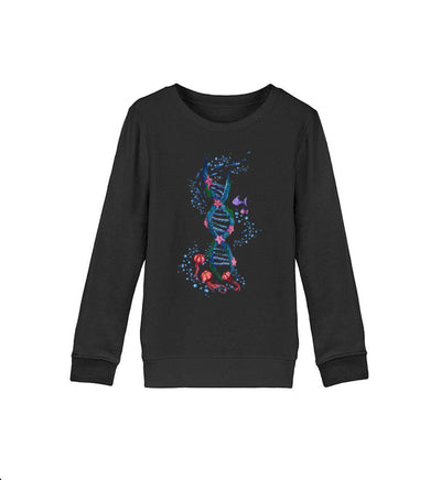 Unterwasser DNA · Kinder Premium Bio Sweatshirt-Kinder Premium Bio Sweatshirt-Black-12/14 (152/164)-Mooinzen